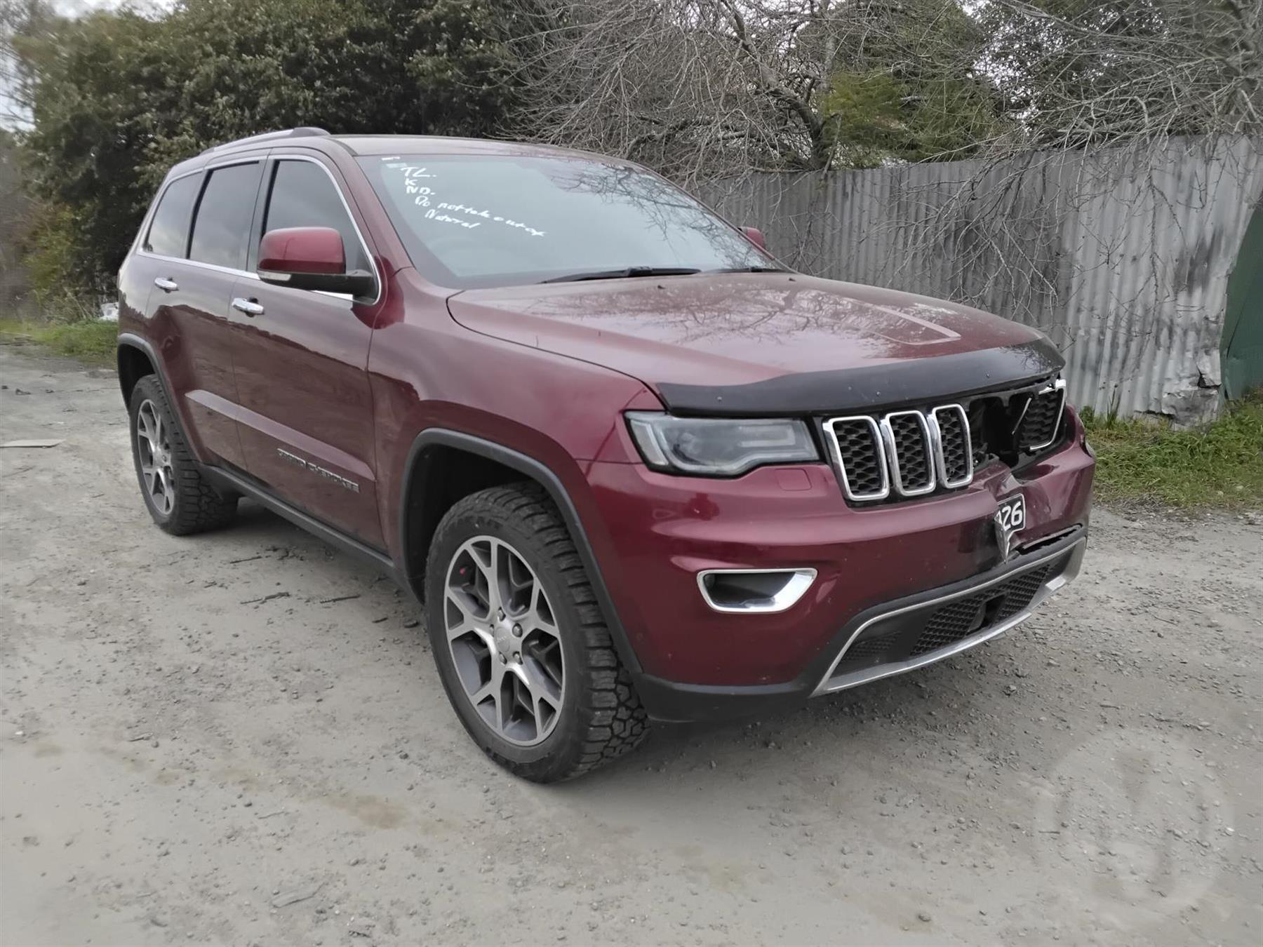 Damaged 2019 Jeep Grand Cherokee WK Limited Station Wagon For Auction