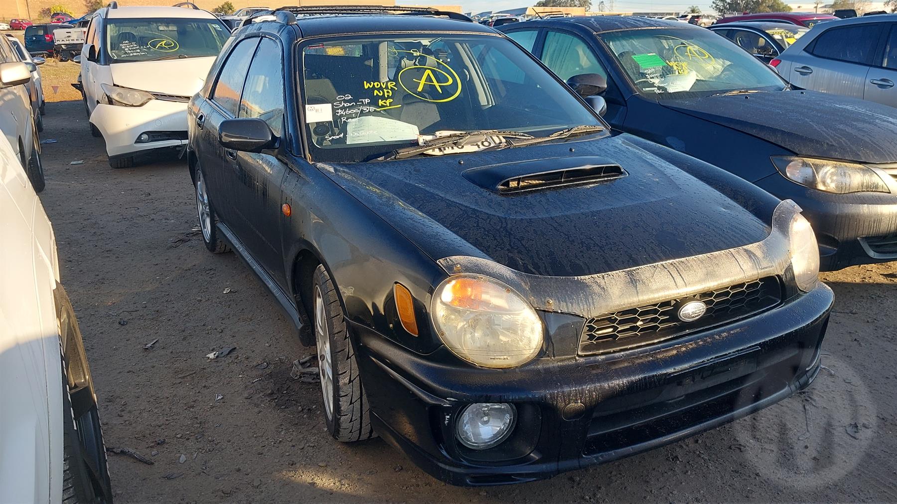 Damaged 2002 Subaru Impreza WRX Hatch For Auction in National Online
