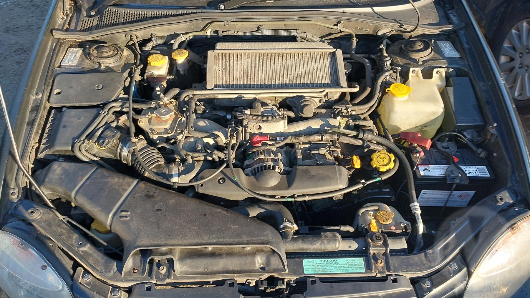 Damaged 2002 Subaru Impreza WRX Hatch For Auction in National Online