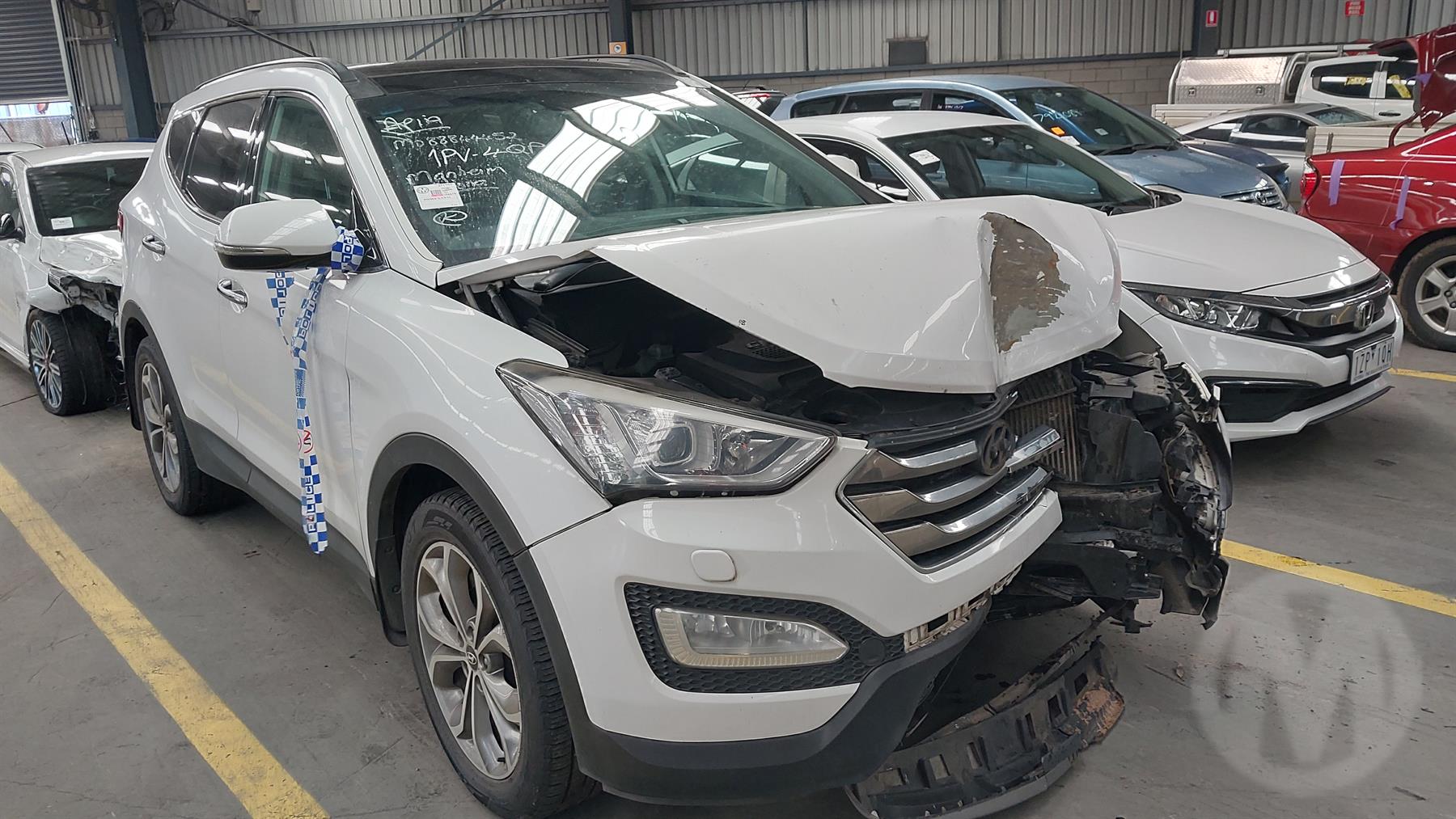 Damaged 2012 Hyundai Santa Fe DM Highlander S/Wagon For Auction in