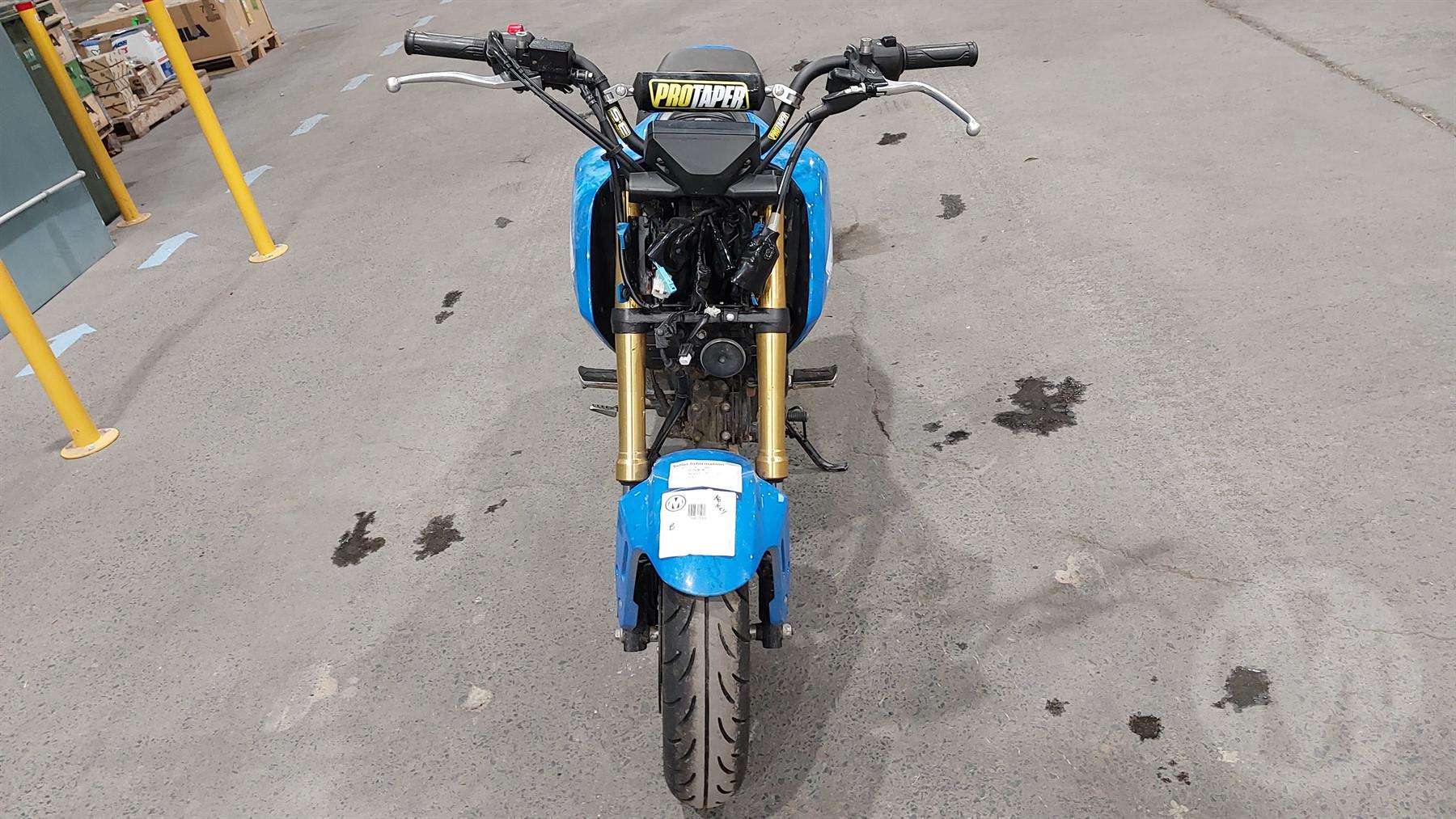 Damaged 2021 Honda Grom Motorcycle For Auction in National Online