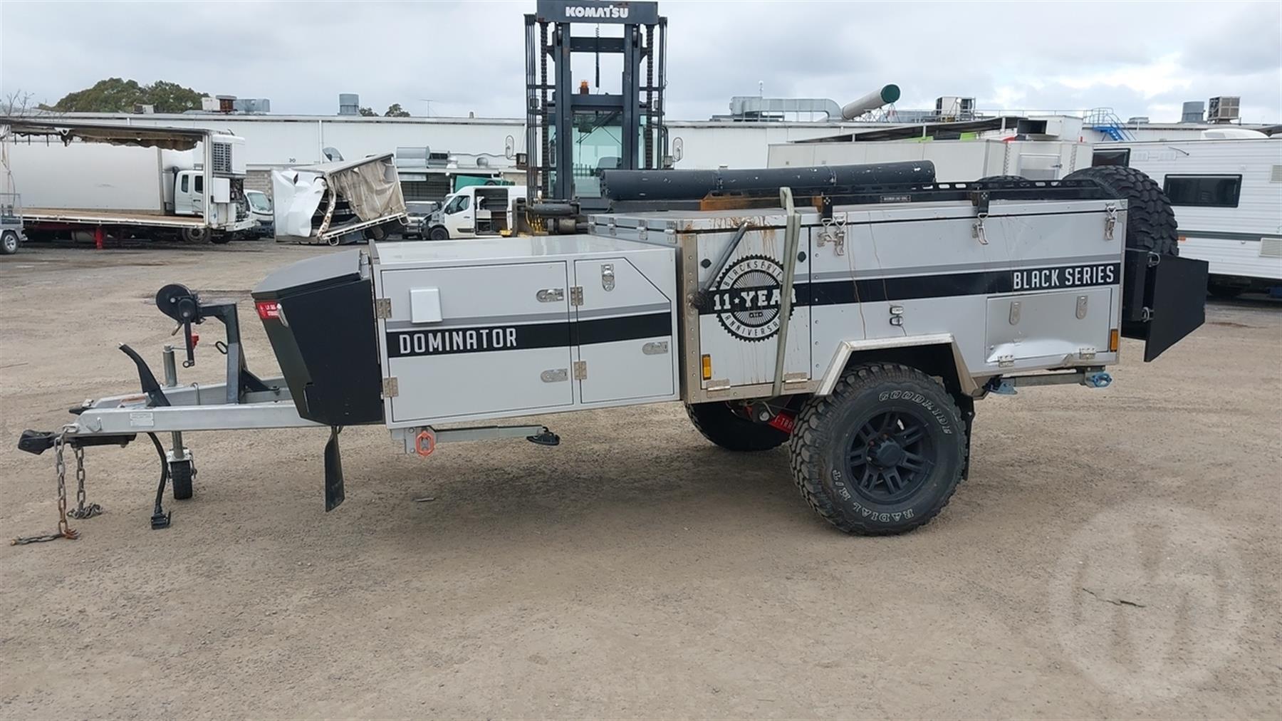Used 2019 GIC PTY Ltd Black Series Dominator Camper Trailer ATM 1,900kg