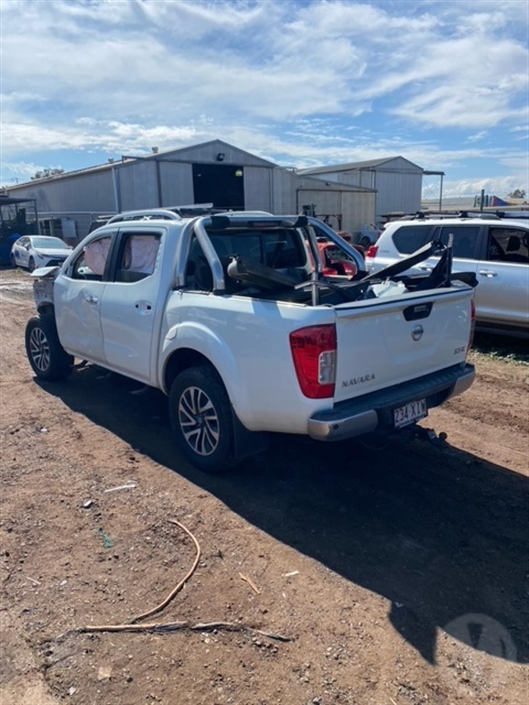 Damaged 2017 Nissan Navara D23 ST Dual Cab Utility For Auction in