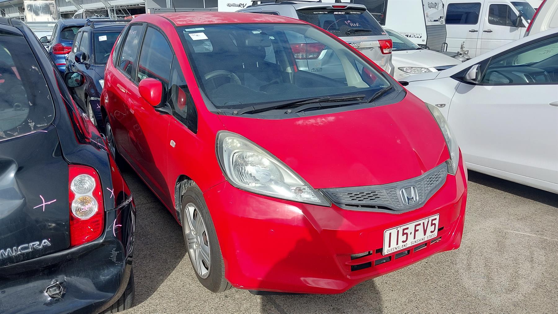 Damaged 2012 Honda Jazz GE GLI Hatch For Auction in National Online