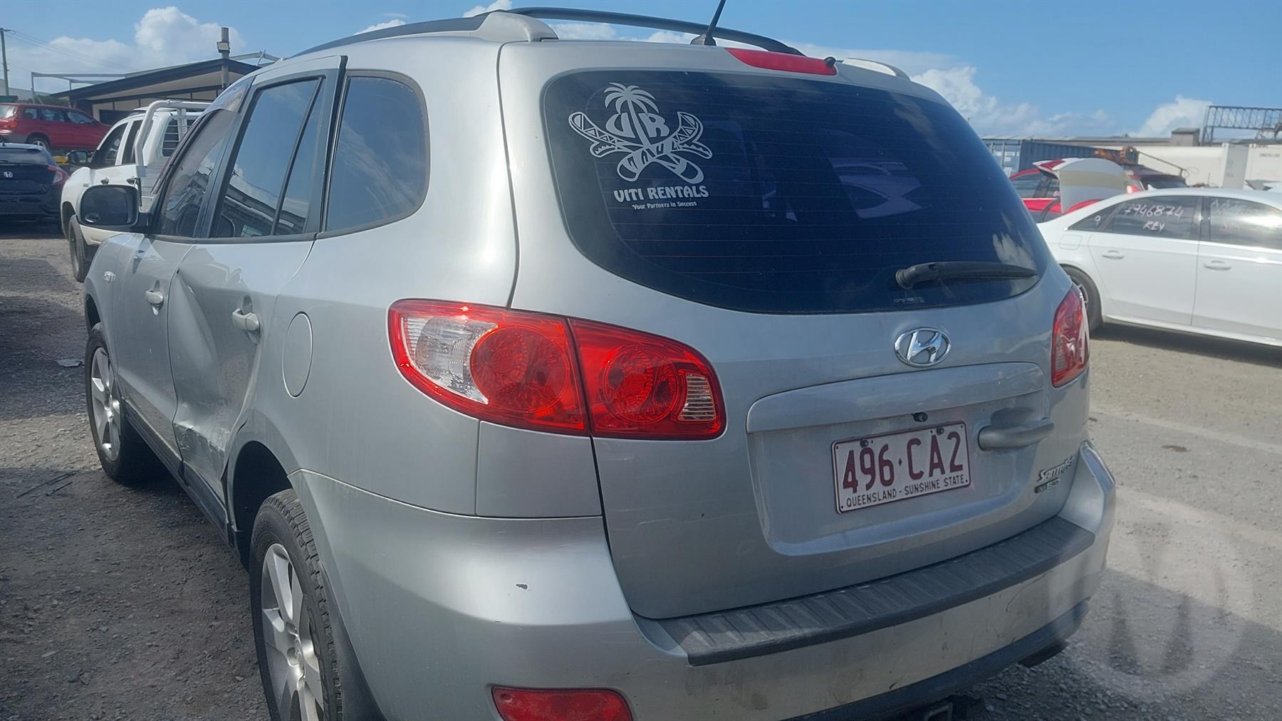 Damaged 2007 Hyundai Santa Fe SLX S/Wagon For Auction in National