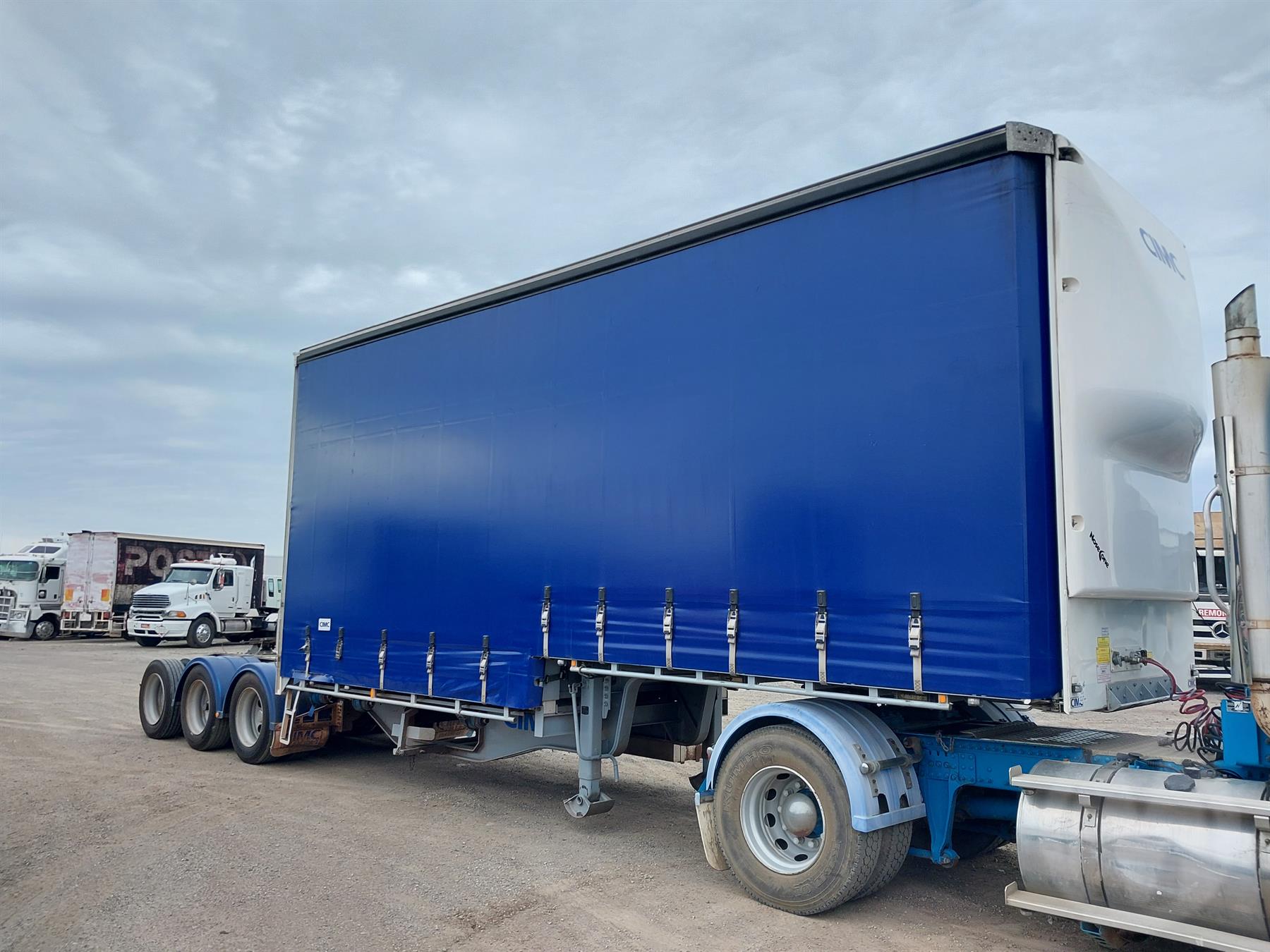 Used 2023 Cimc VGS3 Curtainside ATM 38,000kg For Auction in National