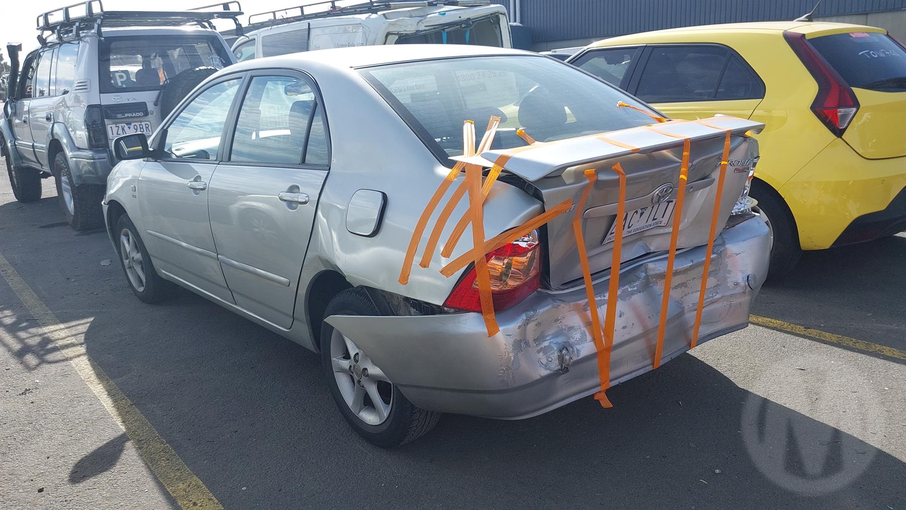 Damaged 2005 Toyota Corolla ZZE12 Ascent Sport Sedan For Auction in
