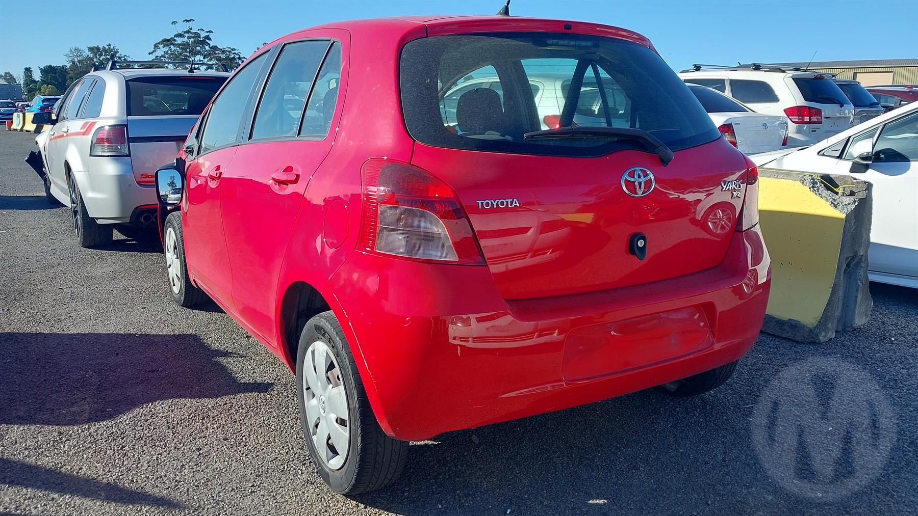 Damaged 2007 Toyota Yaris NCP YR Hatch For Auction in National Online
