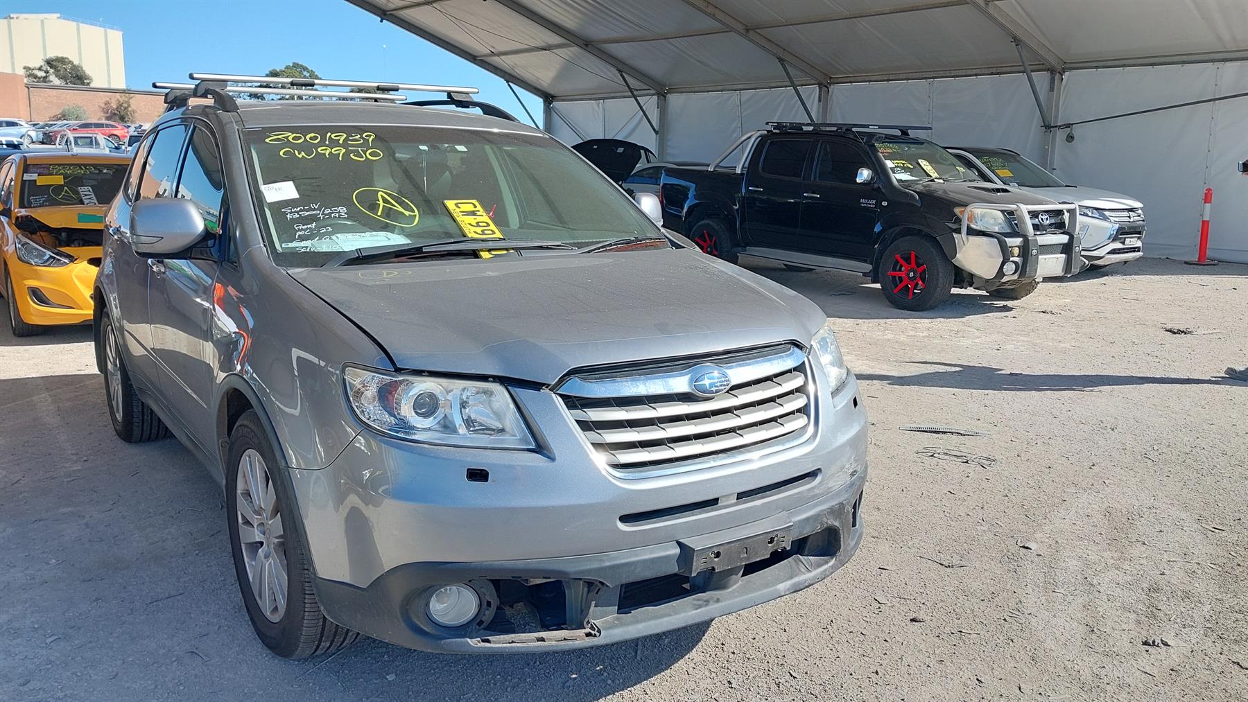 Damaged 2009 Subaru Tribeca B9 3.6R 7 Seat Wagon For Auction in