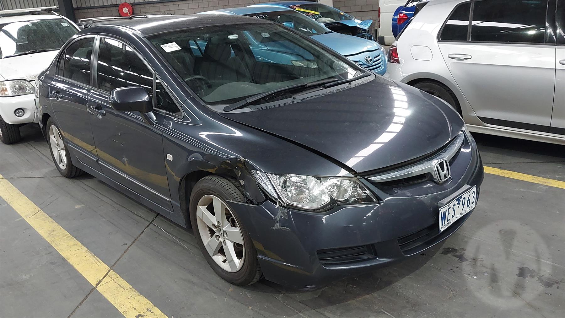 Damaged 2007 Honda Civic VTiL Sedan For Auction in National Online
