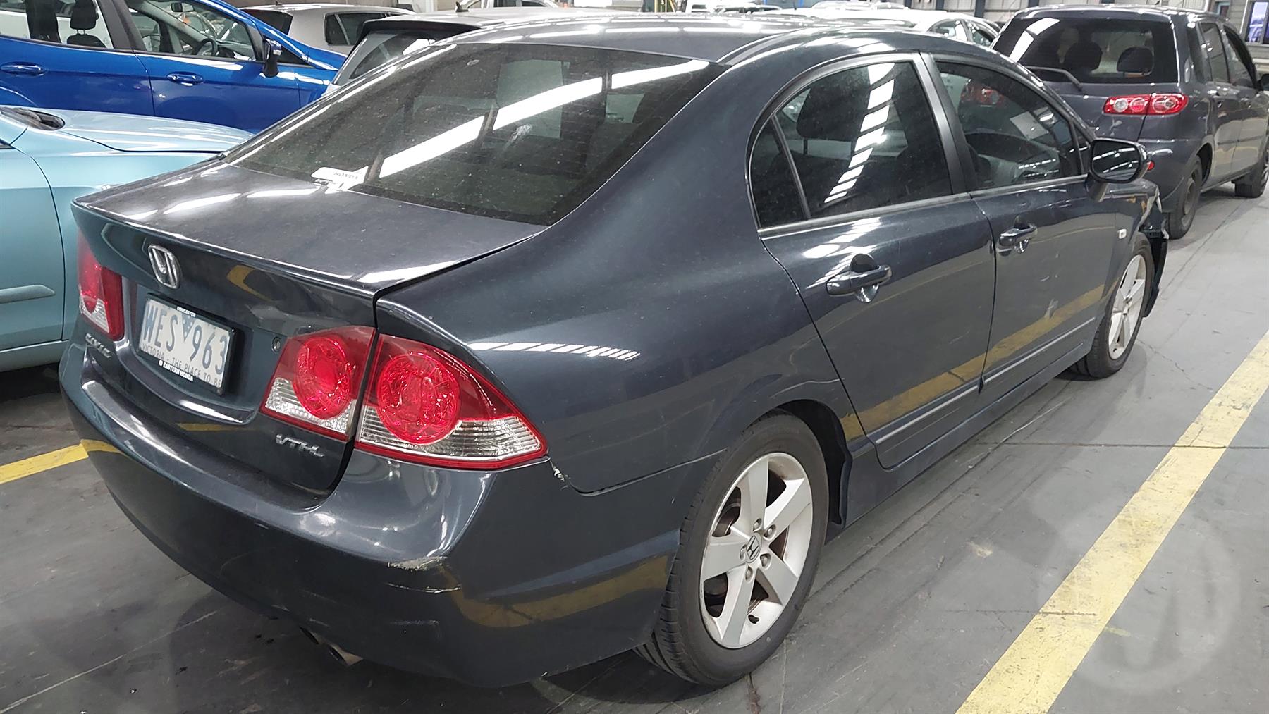 Damaged 2007 Honda Civic VTiL Sedan For Auction in National Online