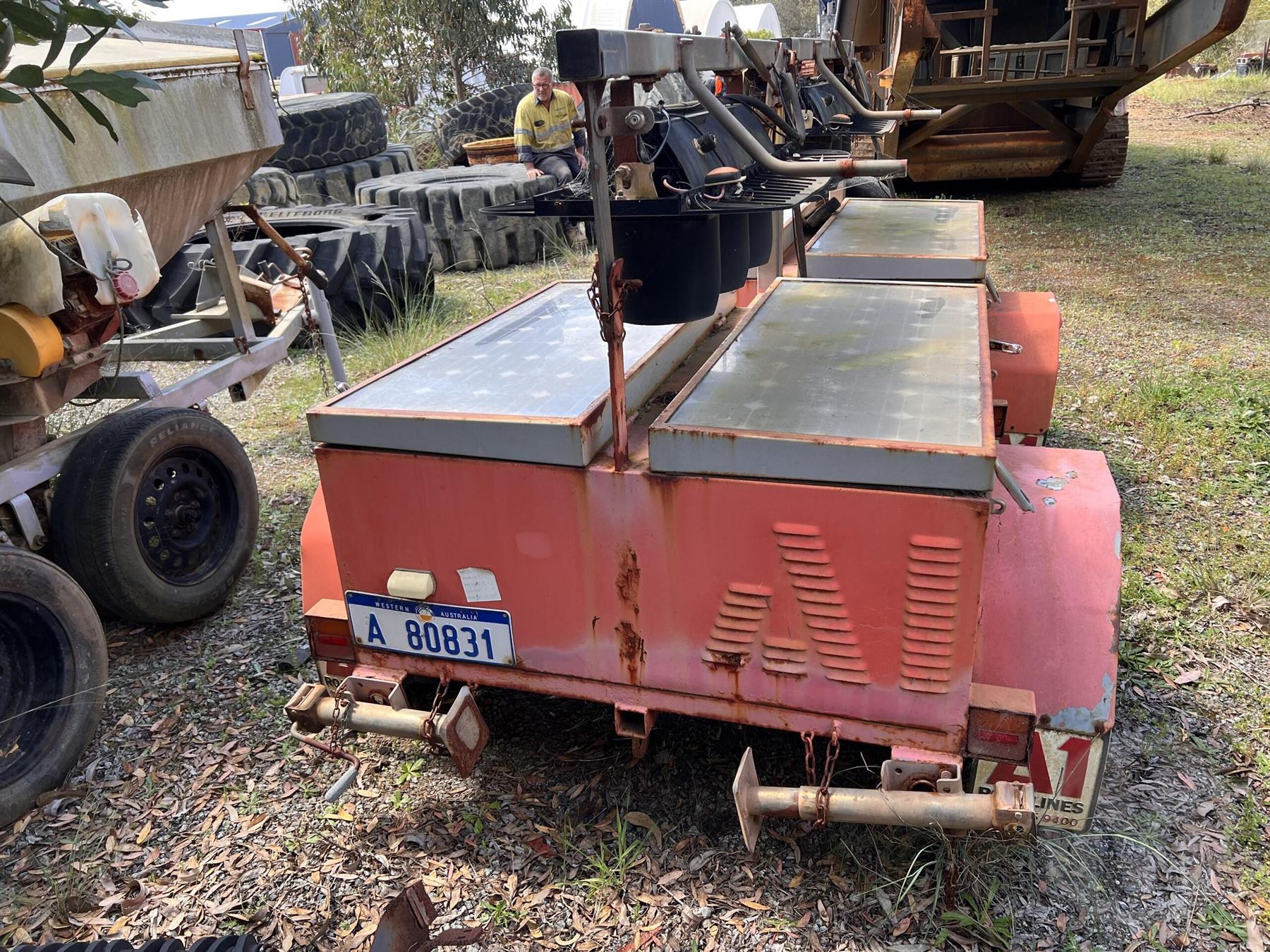 Used 2009 Traffic Lights Trailer For Auction in National Online