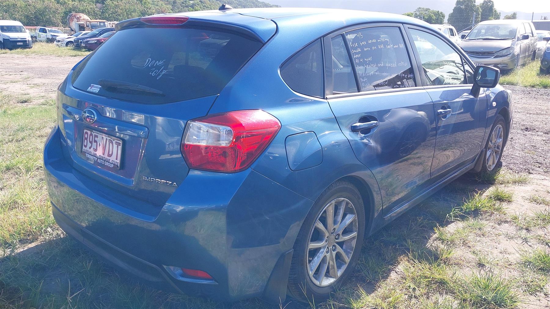 Damaged 2014 Subaru Impreza 2.0iL Hatch 5D Hatchback For Auction in