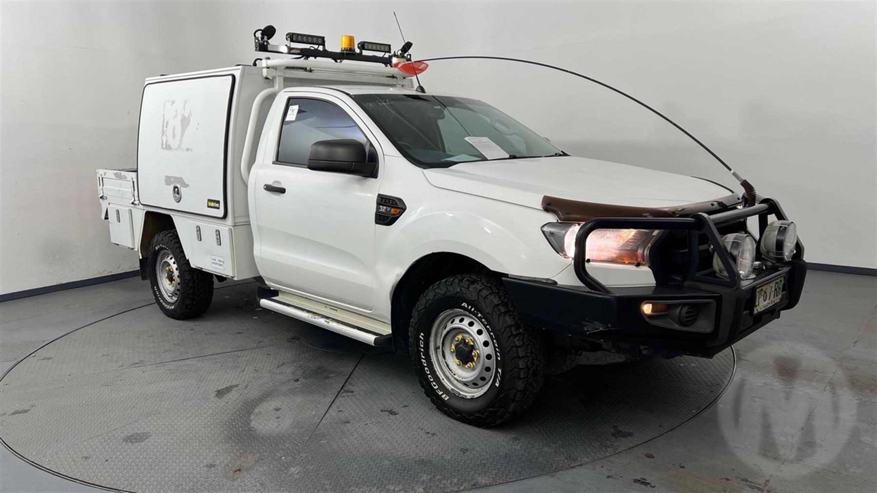Used 2018 Ford Ranger PX MKII XL 3.2D 4WD 2D Cab Chassis For Auction in