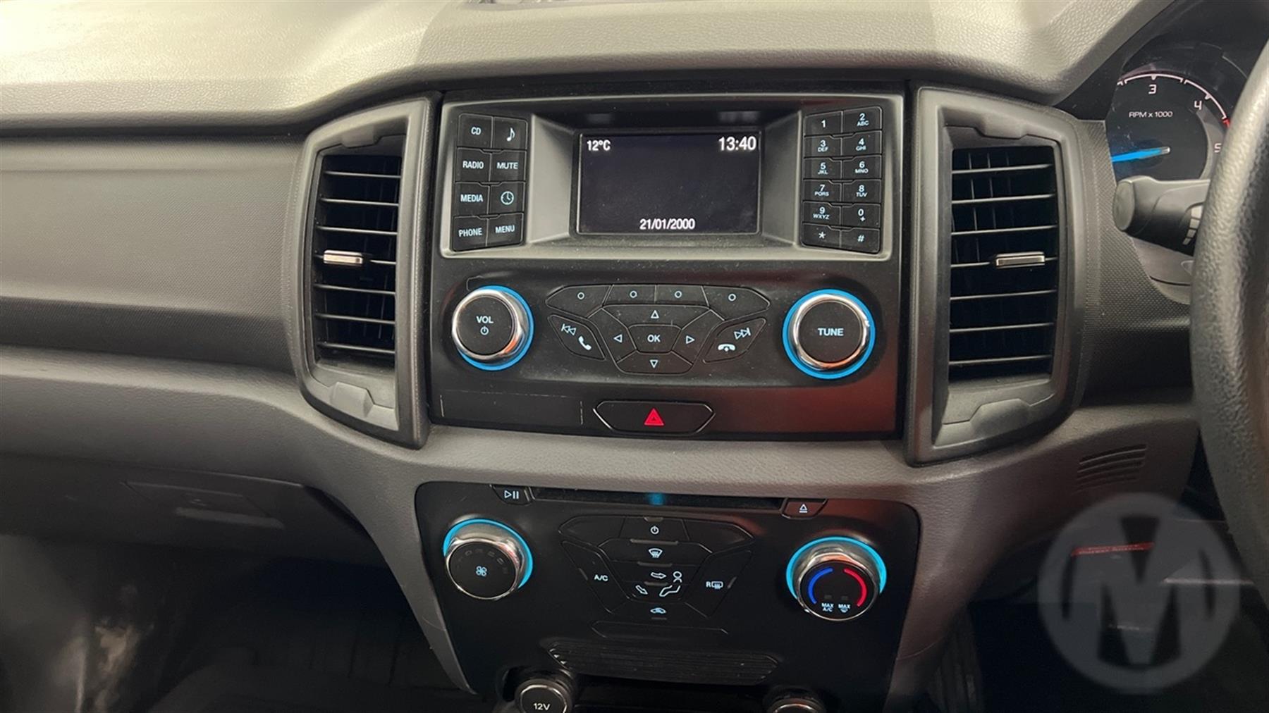 Used 2018 Ford Ranger PX MKII XL 3.2D 4WD 2D Cab Chassis For Auction in