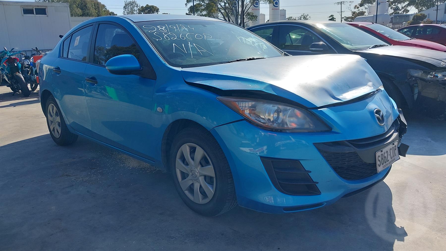 Damaged 2011 Mazda 3 BL NEO Sedan For Auction in National Online
