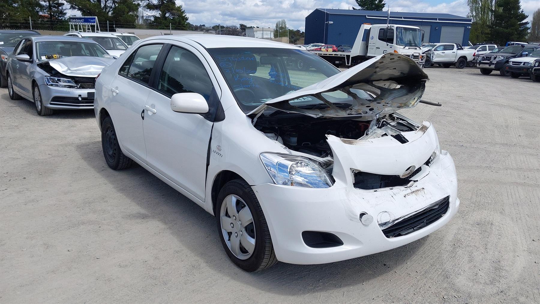 Damaged 2007 Toyota Yaris NCP YRS Sedan For Auction in National Online