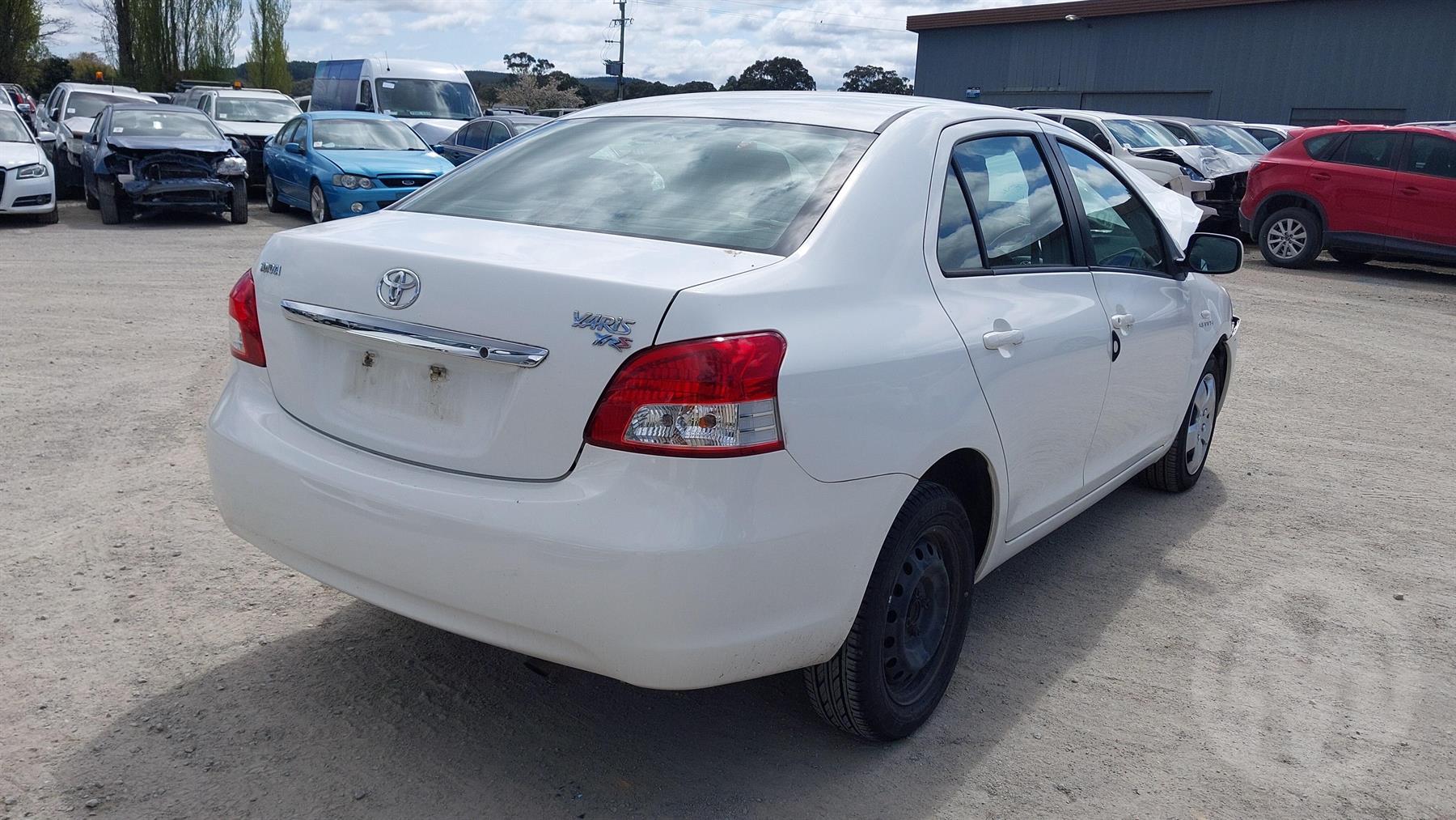 Damaged 2007 Toyota Yaris NCP YRS Sedan For Auction in National Online