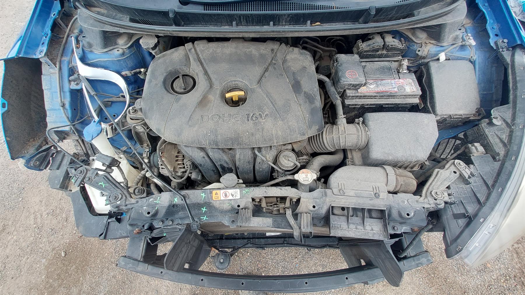 Damaged 2016 Hyundai i30 GD4 Series II Active Hatch 5D Hatchback For