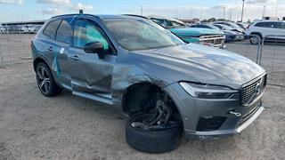 Damaged 2021 Volvo XC60 T6 R-Design AWD Station Wagon For Auction in ...