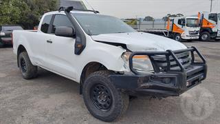 Damaged 2013 Ford Ranger PX XL X-cab Chassis For Auction in National ...