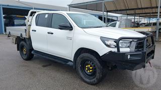 2022 Toyota Hilux GUN126R SR 4D Dual Cab Chassis (QFleet)