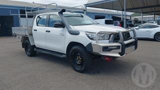 2021 Toyota Hilux GUN126R SR 4D Dual Cab Chassis (QFleet)