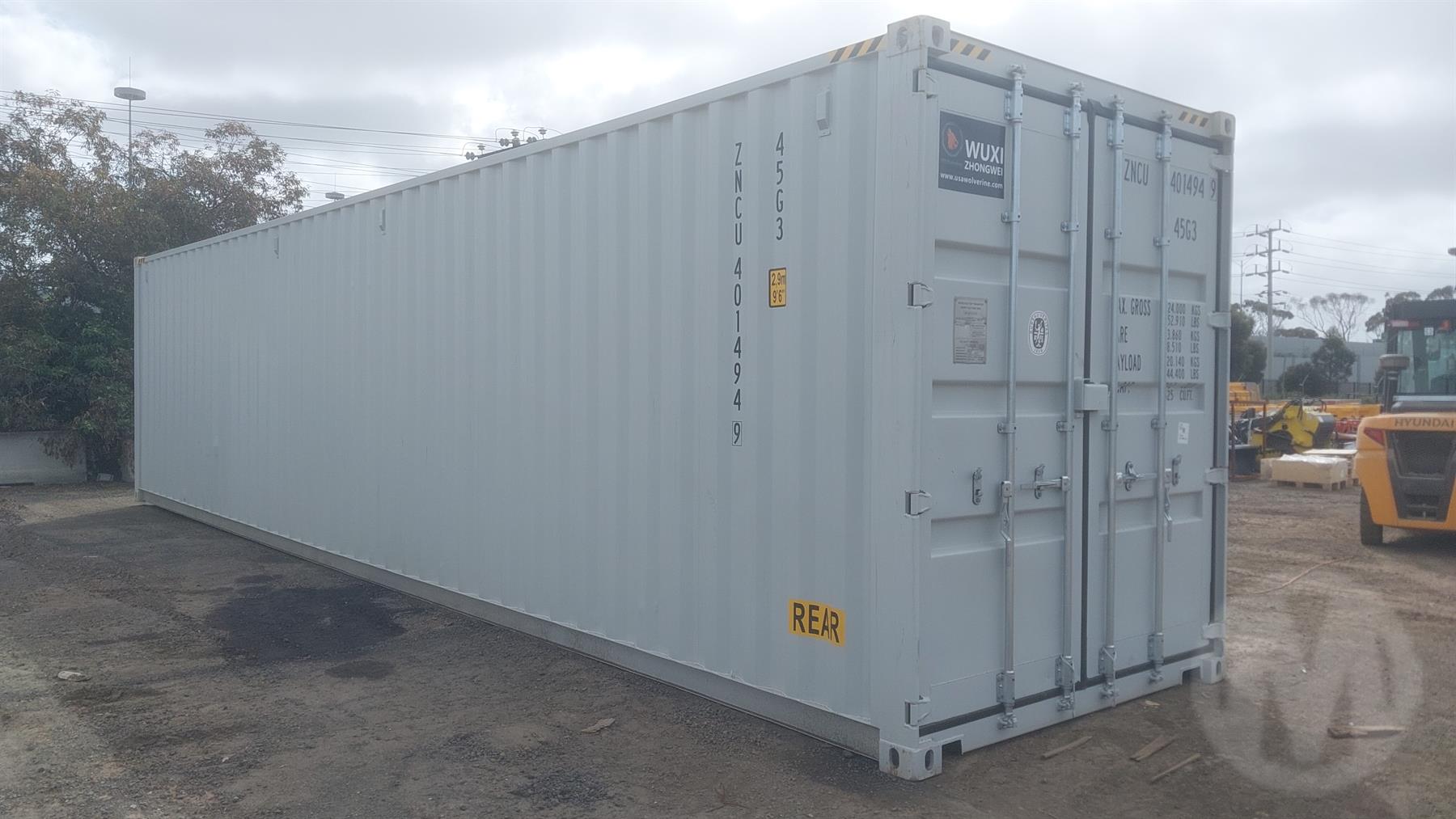 Used 2026 Custom Shipping Container For Auction in Altona North ...