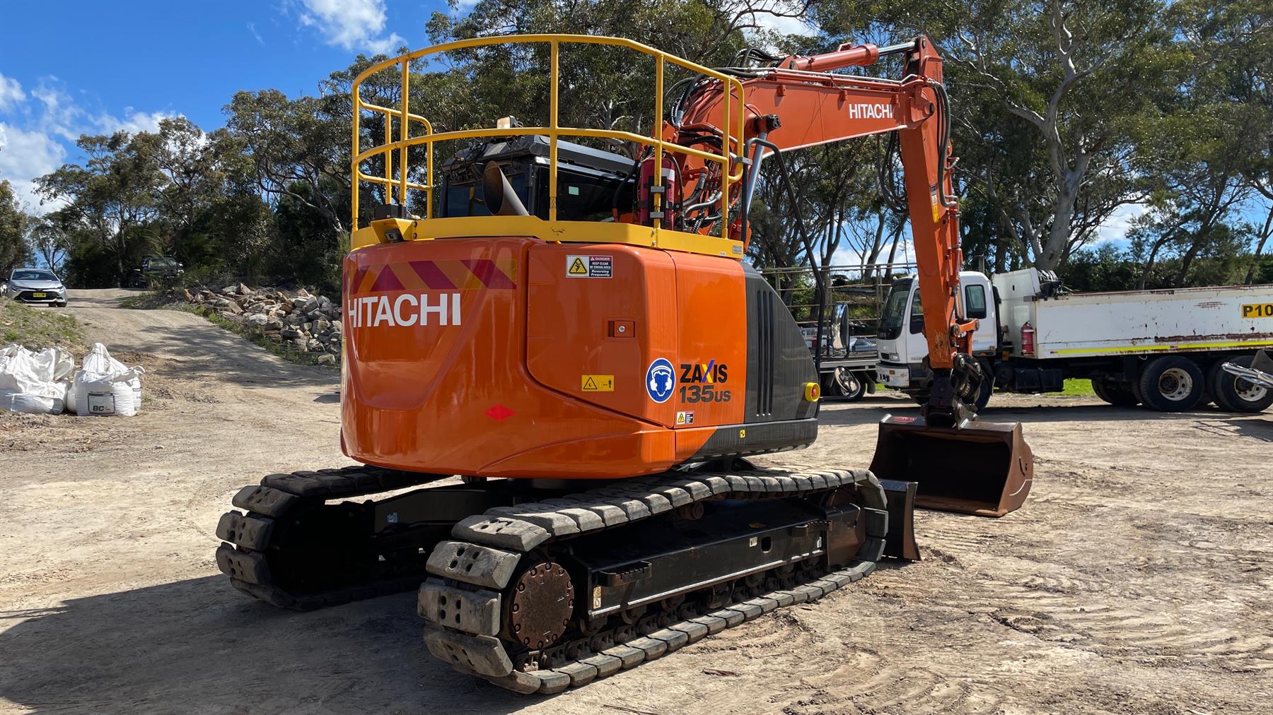 Used 2023 Hitachi Zaxis 135US-5B Excavator For Auction in National ...