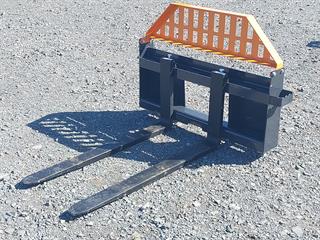 Wolverine FK-11-48 Skid Steer Pallet F Forklift (GP) Photo