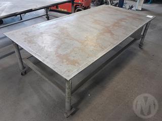 Steel Wheeled Workbench Engineering Equipment Photo
