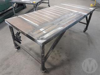Steel Wheeled Workbench Engineering Equipment Photo