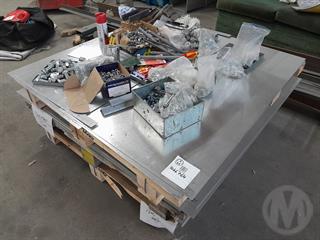 Various Sheet Metal And Nuts And Bolts Engineering Equipment Photo