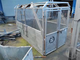 Custom Crane Lifting Cage Engineering Equipment Photo