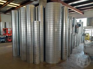 Various Sizes OF Ducting Tubes Engineering Equipment Photo