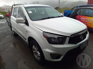 2015 Ssangyong Actyon Sport 4WD MAN D Workmate Dual Cab Chassis Photo