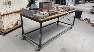 Wooden Bench Plus Tools Workshop Equipment Photo