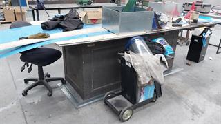 Workbench With Tools Engineering Equipment Photo