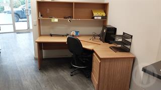Corner Desk With Chair Office Furniture Photo