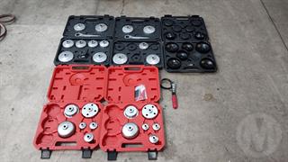 Various oil Filter Wrench Sets Workshop Equipment Photo