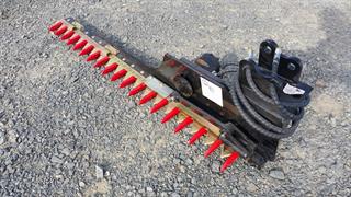 MMS Hedge Trimmer Mini Excavator Attachment Photo