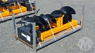 Giyi Auger Full Size Skidsteer Attachment Photo