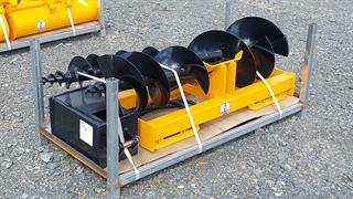 Giyi Auger Full Size Skidsteer Attachment Photo