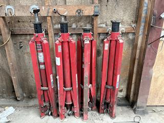4X Stertil Koni Heavy Axle Stands Workshop Equipment Photo