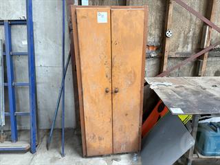 Wooden Cabinet With Contents Workshop Equipment (GP) Photo