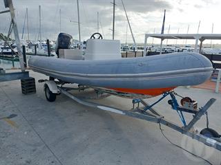 2004 Avon Sea Raider Boat and Voyager Trailer RIB Boat ON Trailer Photo