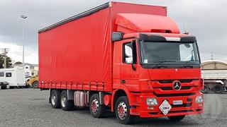 2012 Mercedes-Benz Actros 3255L/52 Curtainside GCM 70,000kg Photo