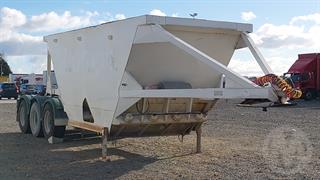 2006 TES 3 Axle Semi Belly Dumping Trailer Photo