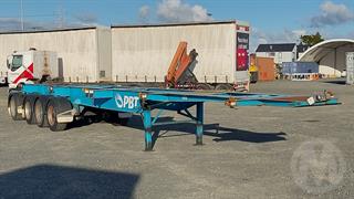 2014 Maxicube Freighter Skeletal 4 Axle Semi Skeletal Trailer Photo