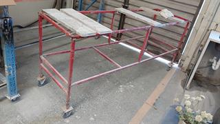 Mobile Workbenches 4X RED Workshop Equipment Photo